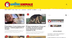 Desktop Screenshot of amoreanimale.it